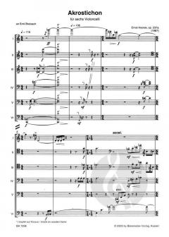 Akrostichon von Ernst Krenek 