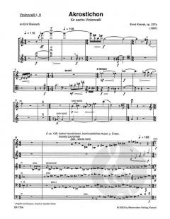 Akrostichon von Ernst Krenek 