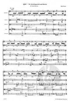 spur für Klavier und Streichquartett (Beat Furrer) 