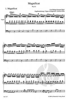 Magnificat von Carl Philipp Emanuel Bach (Download) 