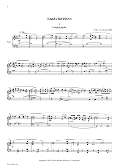 Roads For Piano von Anders Nordentoft (Download) 