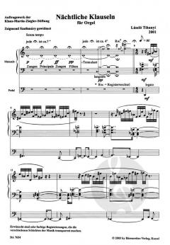 Nächtliche Klauseln von Laszlo Tihanyi 