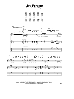 Live Forever von Oasis (Download) 