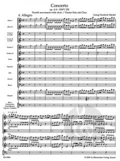 Konzert in F-Dur für Orgel und Orchester von Georg Friedrich Händel 