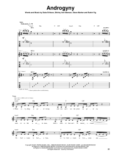 Androgyny von Garbage (Download) 