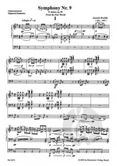 Sinfonie Nr. 9 op. 95 'Aus der neuen Welt' von Antonín Dvorák 