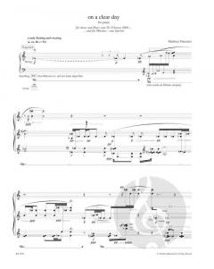 On clear day von Matthias Pintscher 