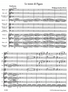 Le nozze di Figaro / Die Hochzeit des Figaro von Wolfgang Amadeus Mozart 