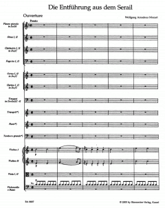 Die Entführung aus dem Serail von Wolfgang Amadeus Mozart 