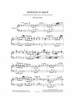 Hippolyte et Aricie von Jean-Philippe Rameau 