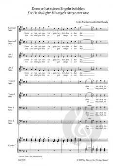 Denn er hat seinen Engeln befohlen (Felix Mendelssohn Bartholdy) 