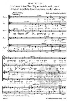 Herr, nun lässest du deinen Diener in Frieden fahren (Felix Mendelssohn Bartholdy) 