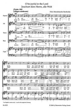 Jauchzet dem Herrn, alle Welt (Felix Mendelssohn Bartholdy) 