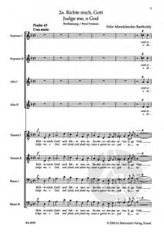 Richte mich, Gott von Felix Mendelssohn Bartholdy (Download) 