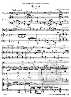 Sonaten für Violoncello und Klavier von Ludwig van Beethoven im Alle Noten Shop kaufen