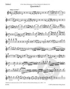 Streichquartette op. 18 von Ludwig van Beethoven im Alle Noten Shop kaufen (Stimmensatz)