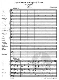 Enigma Variationen op. 36 von Edward Elgar 