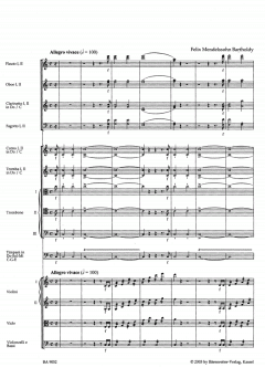 Ouvertüre in C-Dur op. 101 (Trompeten-Ouvertüre) von Felix Mendelssohn Bartholdy 