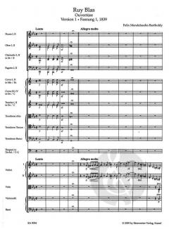 Ruy Blas Konzert-Ouvertüre op. 95 von Felix Mendelssohn Bartholdy 