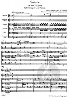 Sinfonie in G-Dur KV Anh. 221 (45a) von Wolfgang Amadeus Mozart 