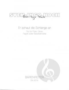 Er schaut die Schlange an für Holzbläser Trio im Alle Noten Shop kaufen