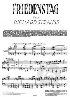 Friedenstag op. 81 (Richard Strauss) 