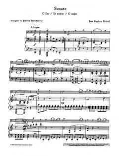 Sonata C-Dur von Jean-Baptiste Bréval 