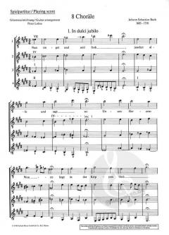 8 Choräle von Johann Sebastian Bach 