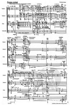 Corps Croisé für Streichquartett von Charlotte Seither (Download) 