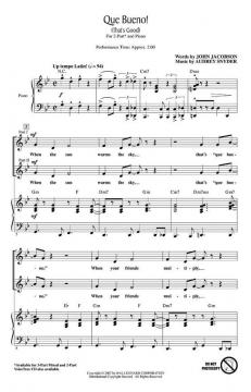 Que Bueno! (That's Good) (Audrey Snyder) 