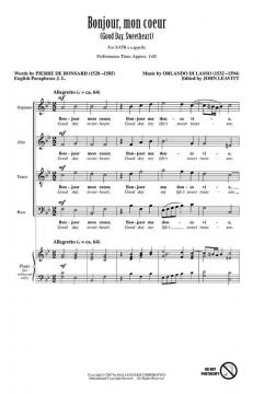 Bonjour, mon coeur (Good Day, Sweetheart) (Orlando di Lasso) 