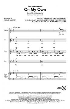 On My Own SATB divisi (Claude-Michel Schönberg) 