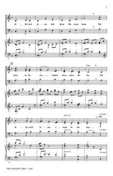 The Manger Carol (J. E. Spillman) 