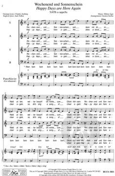 Wochenend und Sonnenschein (Comedian Harmonists) 