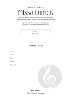 Missa Lumen (Lorenz Maierhofer) 