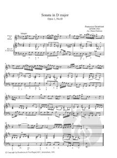 Sonata Op. 1 No. 10 D Major von Francesco Geminiani 