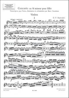 Concerto h-Moll von Georg Friedrich Händel für Violine und Klavier im Alle Noten Shop kaufen