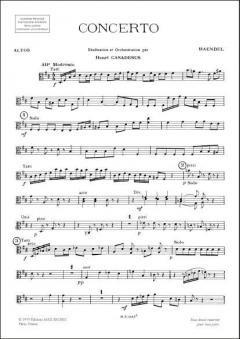 Concerto h-Moll von Georg Friedrich Händel für Viola und Orchester im Alle Noten Shop kaufen (Einzelstimme) - ME1643-13