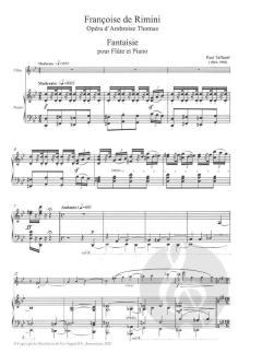 Francoise de Rimini von Paul Taffanel 