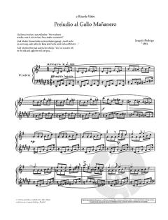 Preludio al Gallo Mañanero von Joaquin Rodrigo 