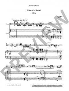 Blues for Benny von Eduard Pütz 