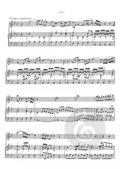 Sonata B flat-major von Johann Christian Bach 