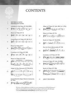 15 Intermediate Piano Pieces von Wolfgang Amadeus Mozart 