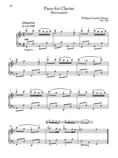 15 Intermediate Piano Pieces von Wolfgang Amadeus Mozart 