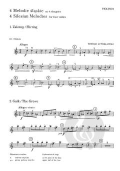 Four Silesian Melodies (Witold Lutoslawski) 