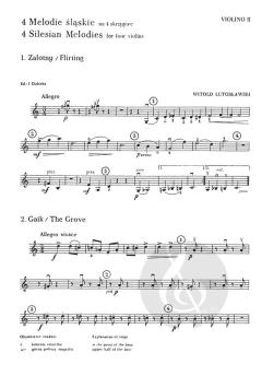 Four Silesian Melodies (Witold Lutoslawski) 