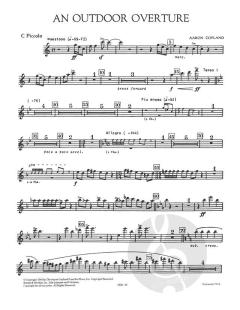 An Outdoor Overture von Aaron Copland 