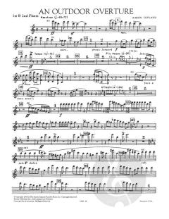 An Outdoor Overture von Aaron Copland 