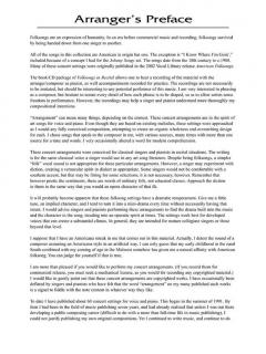 Folksongs in Recital (High Voice) 