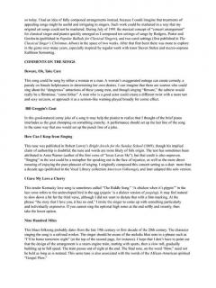 Folksongs in Recital (High Voice) 